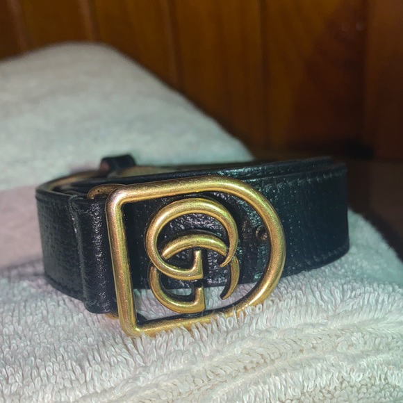 Gucci 495128 Black Leather Belt - Picture 1 of 4